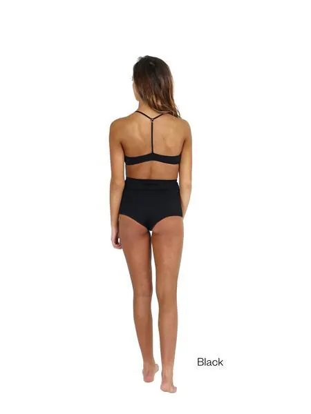 Fenntessa - High waist bikini bottom - black