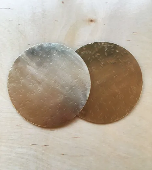 MLKANHNY - Brass Coaster Set