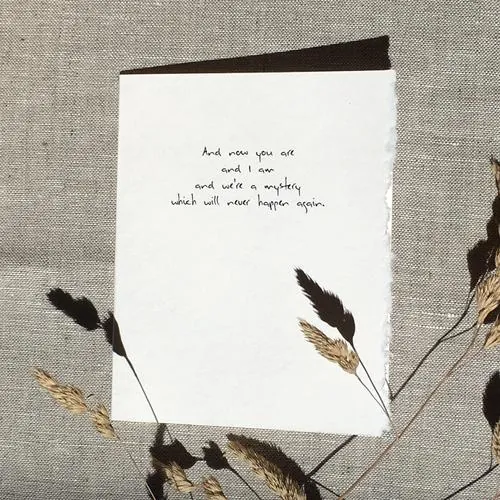 Card - And now you are
